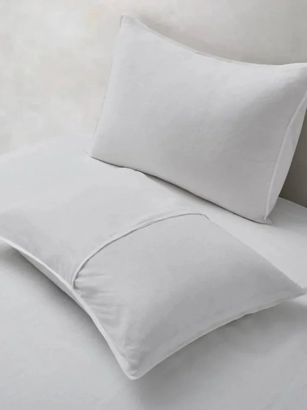 Linen Pillow King Sham / ELEGANT LIFE HOME Cotton Denim Pillow Cover